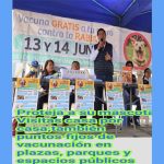 BUSTAMANTE IMPULSA CAMPAÑA GRATUITA DE VACUNACIÓN ANTIRRÁBICA CANINA*